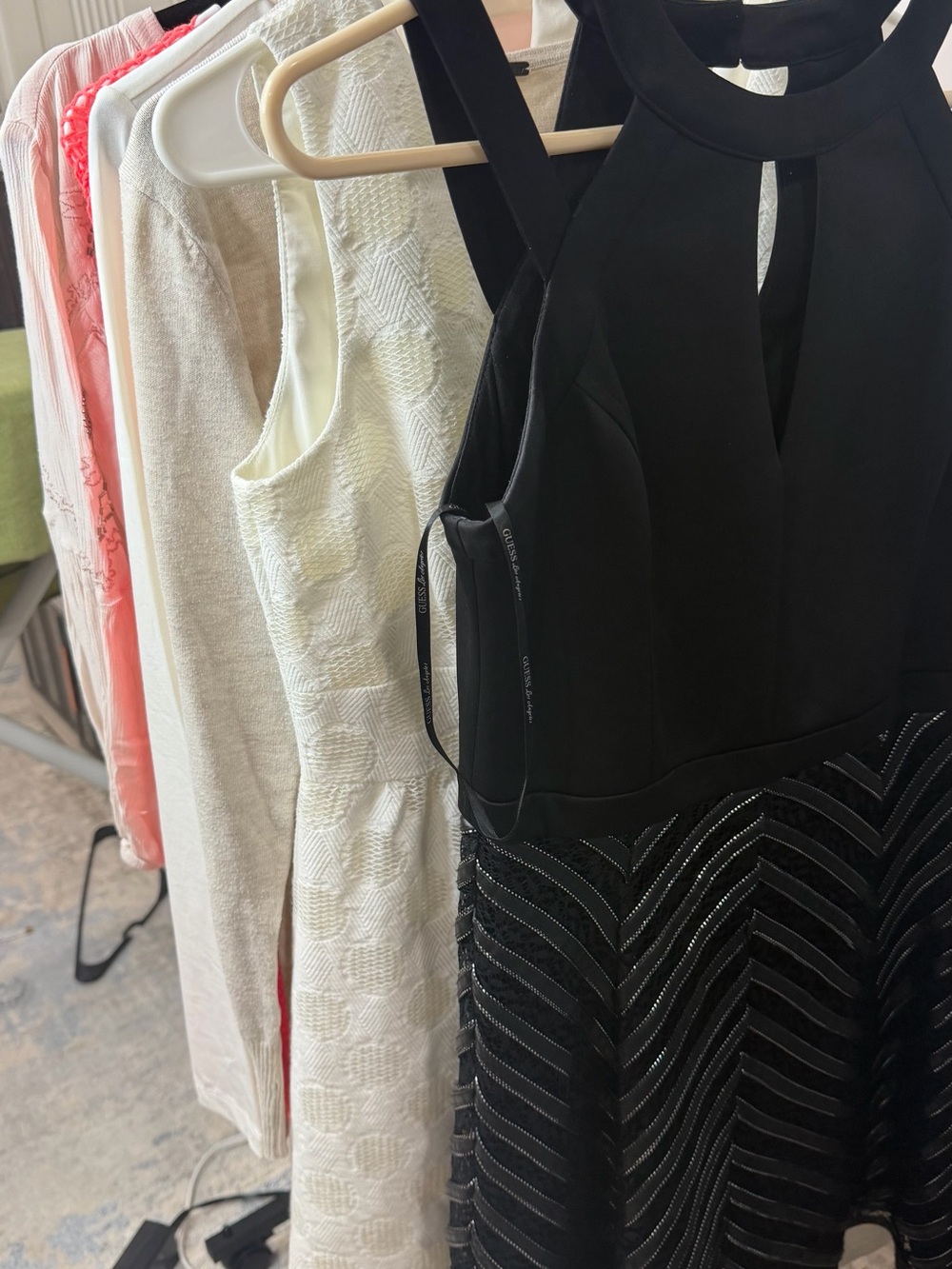 Women’s Clothing Lot Size S 6 Pieces GUESS Maurices Lands’ End Dresses Tops